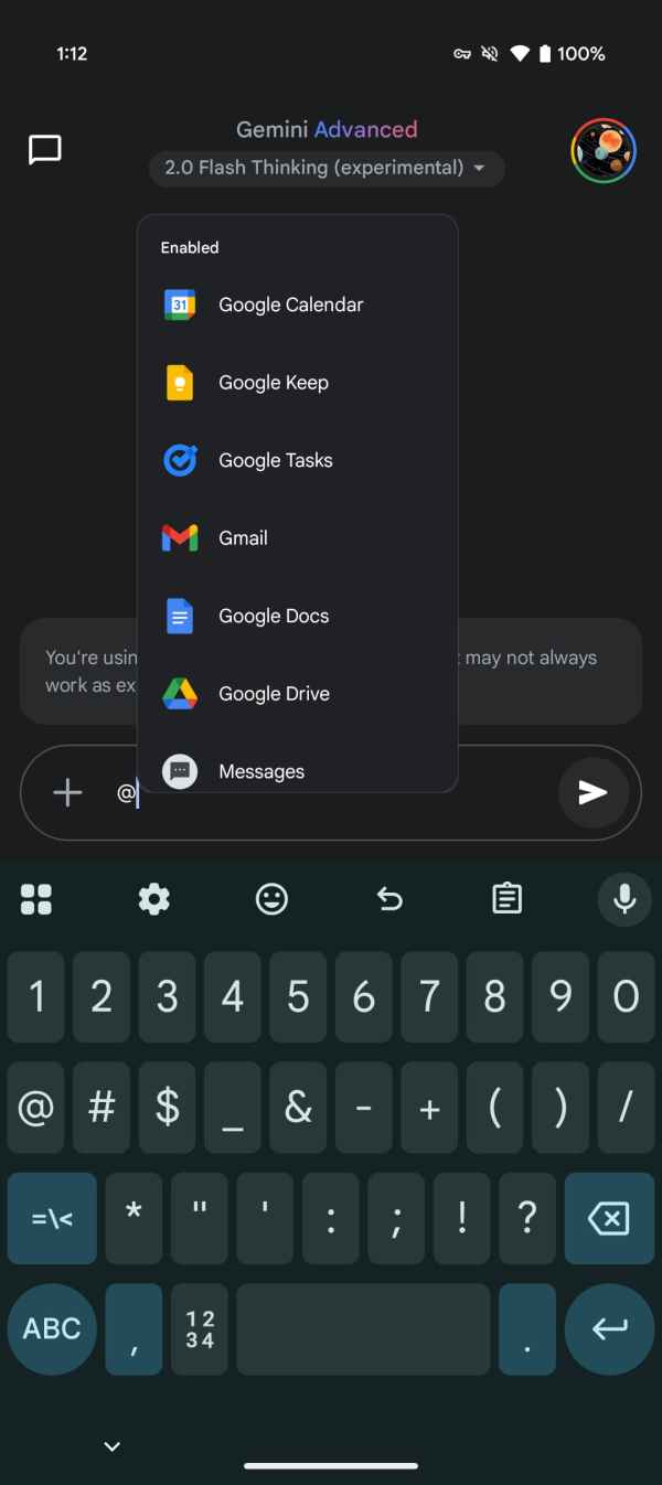latest Gemini 2.0 app