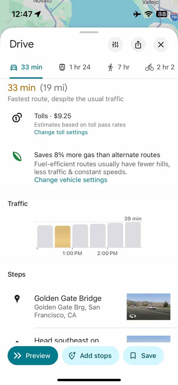 Google Maps iPhone sheet redesign