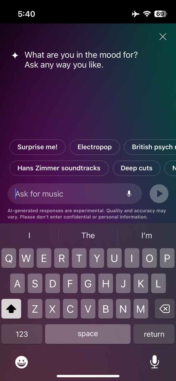 YouTube Music AI radio