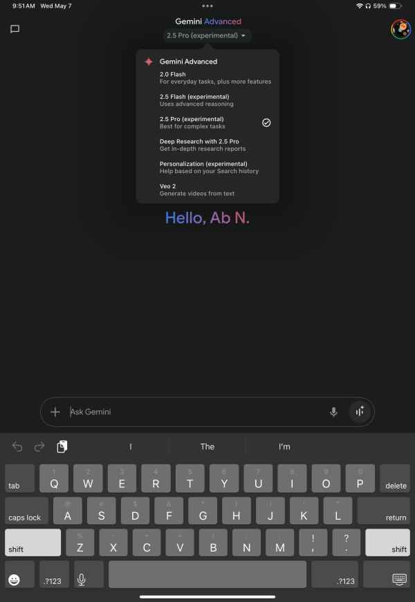 Gemini iPad app