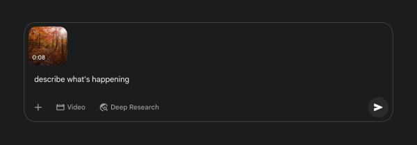 Gemini video upload