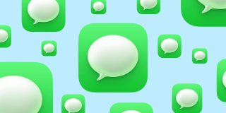 Apple may have accidentally made it impossible for governments to ban iMessage | Image shows iMessage bubbles floating in space