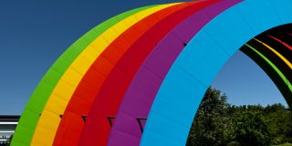 Apple Park rainbow