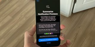 Apple Intelligence notification summaries beta 3