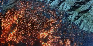 T-Mobile and Starlink team up to offer satellite texting in LA where cellular service is out | Wildfires seen from satellite