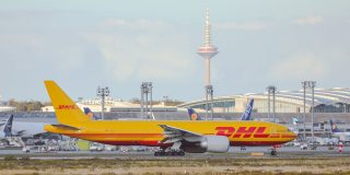 Consumer electronics from China getting more expensive as tariffs bite | DHL freight plane shown