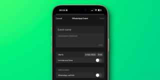 WhatsApp will soon let users schedule events right from private chats
