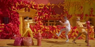 Spike Jonze AirPods 4 short film now online, starring Pedro Pascal (framegrab shown)