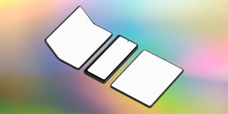 New report backs iPhone Fold punch-hole camera with Touch ID power button | Blank renders of a possible form factor