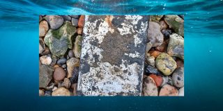 iPad was underwater for five years before it helped solve an attempted murder | A photo of the recovered iPad set against an underwater background