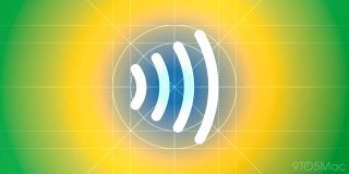 NFC symbol on top of a stylized Brazilian flag