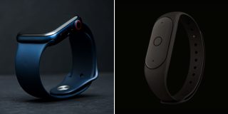 Amazon buying the world’s creepiest Apple Watch app and wearable, Bee | Apple Watch left, Bee right