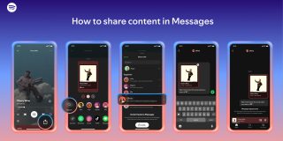 Apple makes it easier to switch from Spotify in more countries; Spotify DMs (screengrabs shown)