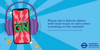 Londoners told to wear headphones on public transit | TfL poster shown