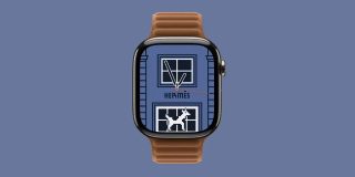 The new Apple Watch Hermès with Clarus the Dogcow | Screengrab shown