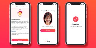Mandatory Tinder face verification starts today as dating apps battle scambots | Screengrabs shown