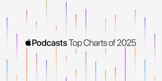 Apple today shares the most popular podcasts of 2025 | Apple promo graphic