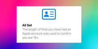 Apple age verification in iOS 26-4 beta 2 took less than 30 seconds | Screengrab shown on a colorful background