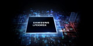 Sketchy report claims Apple fell for Samsung negotiating ploy on memory | Promo graphic shows Samsung LPDDR5X memory chip