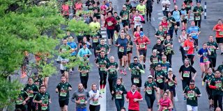 Could Apple's co-sponsorship of the London Marathon signal new Apple Watch features | Photo shows runners competing during a previous event