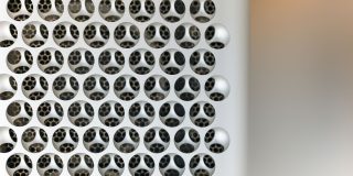 The end of the Mac Pro was inevitable, but I still feel a little sad | Close-up photo showing the casing of the last model