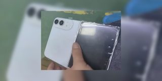 Dummy model shows how the iPhone Ultra may look in white