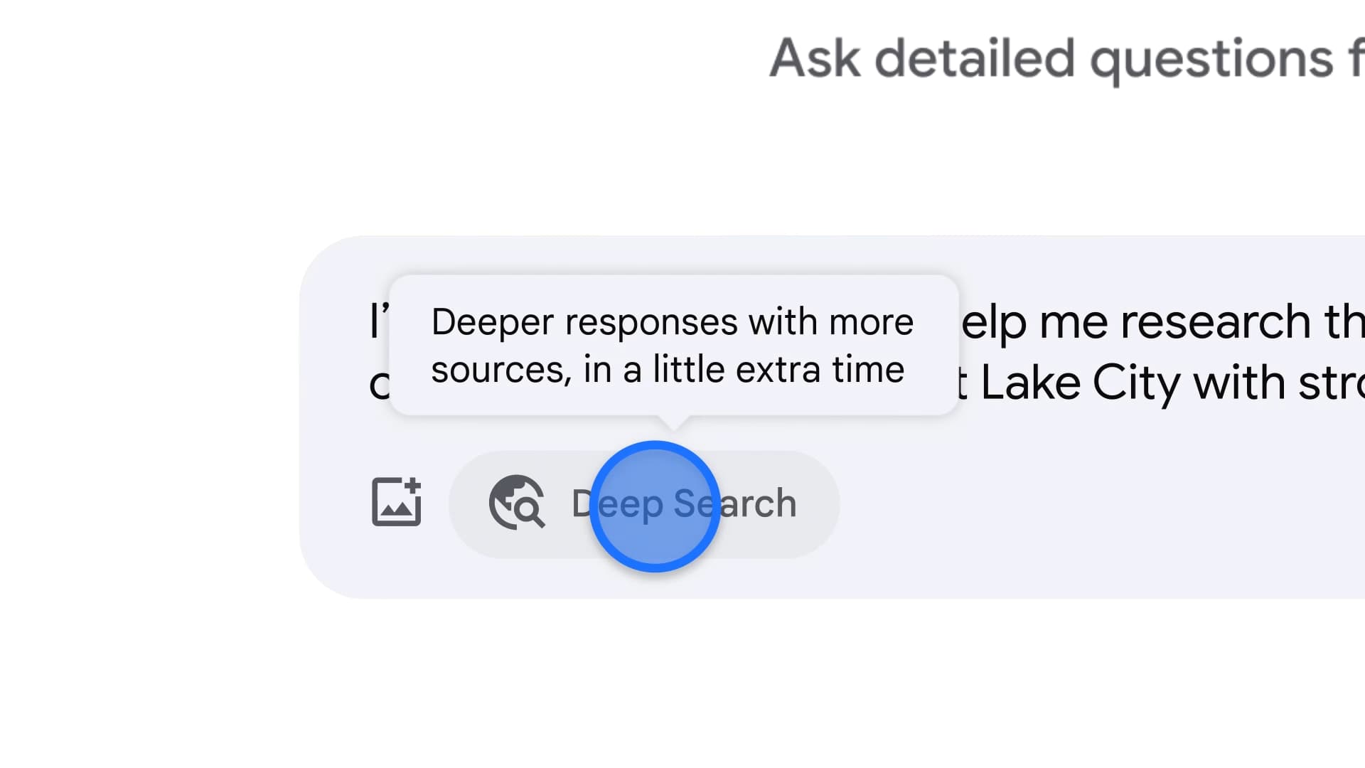 Google AI Mode Deep Search