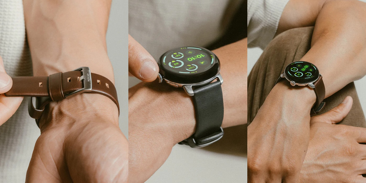 Nomad leather Pixel Watch band-FI