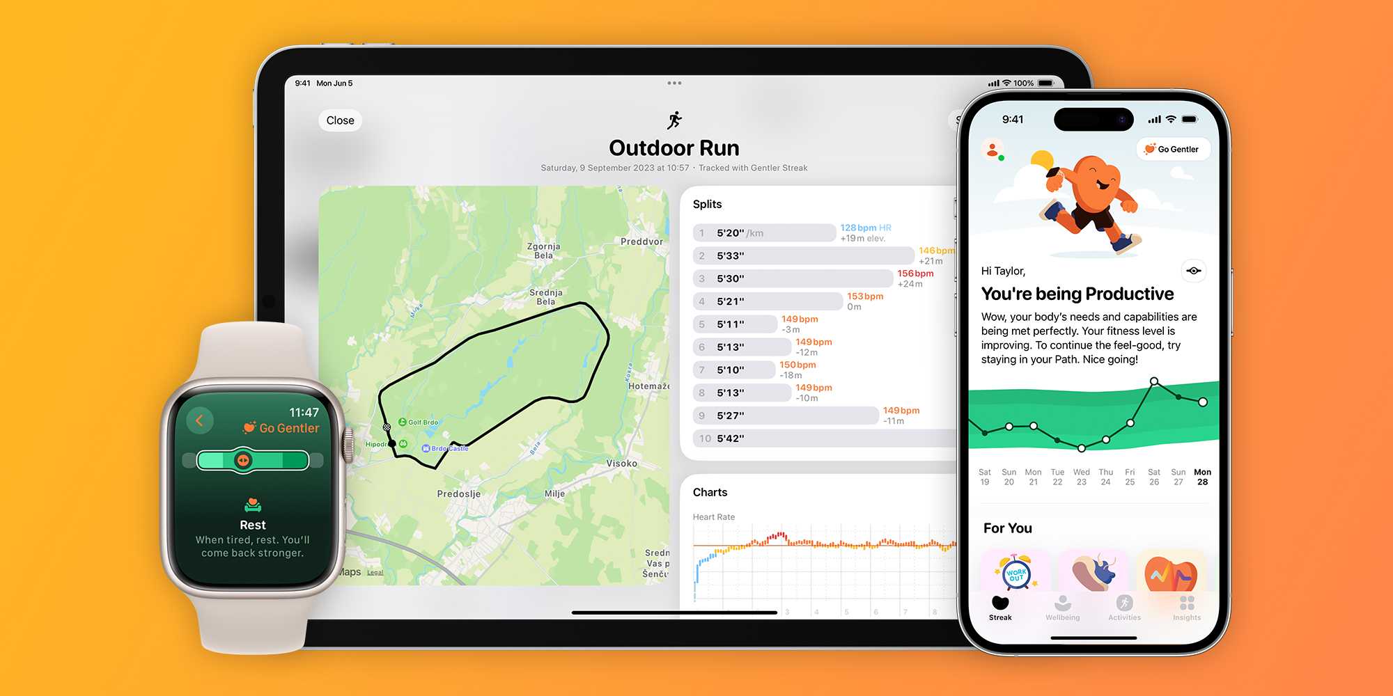 Gentler Streak gets major update with iPad support and new interface for Apple Watch