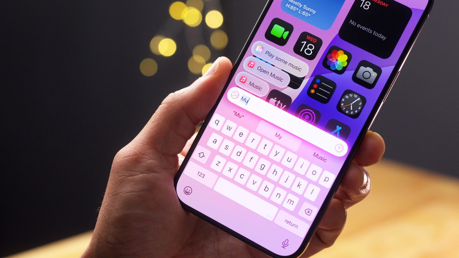 Type To Siri suggestions iOS 18.1 Beta