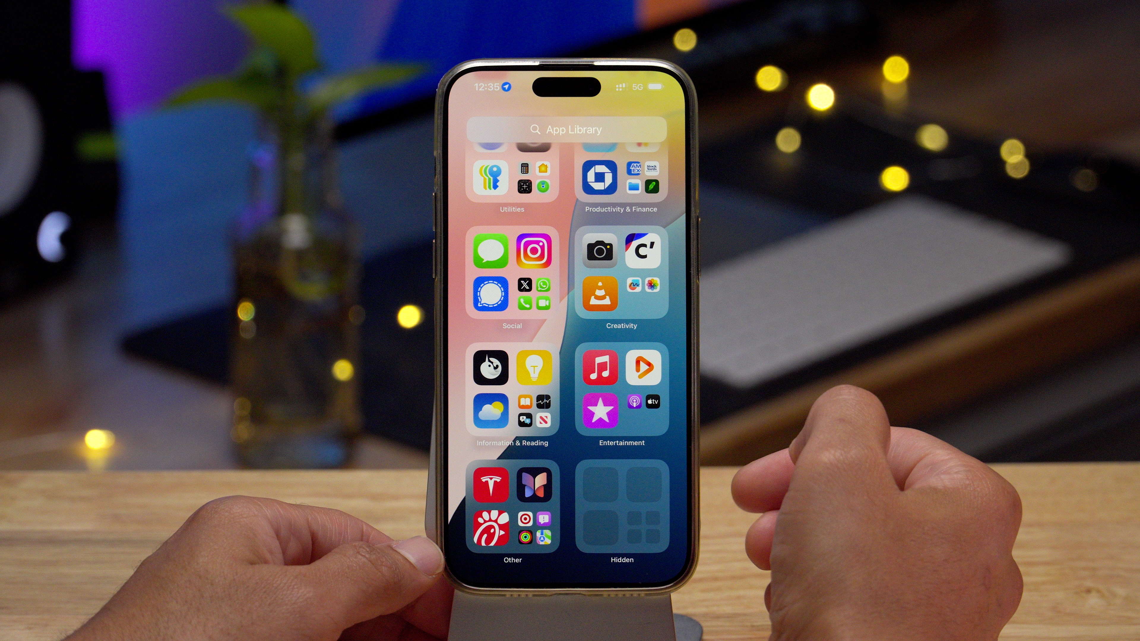 iOS 18 Hidden Category in App Library