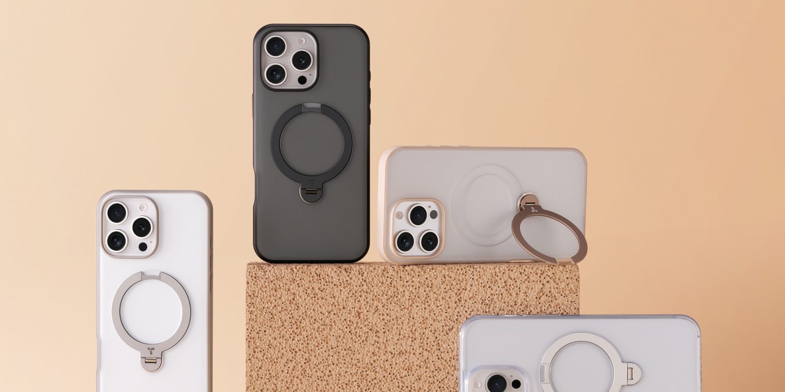 TORRAS launches its popular Ostand Spin cases with stand and ring grip for iPhone 16