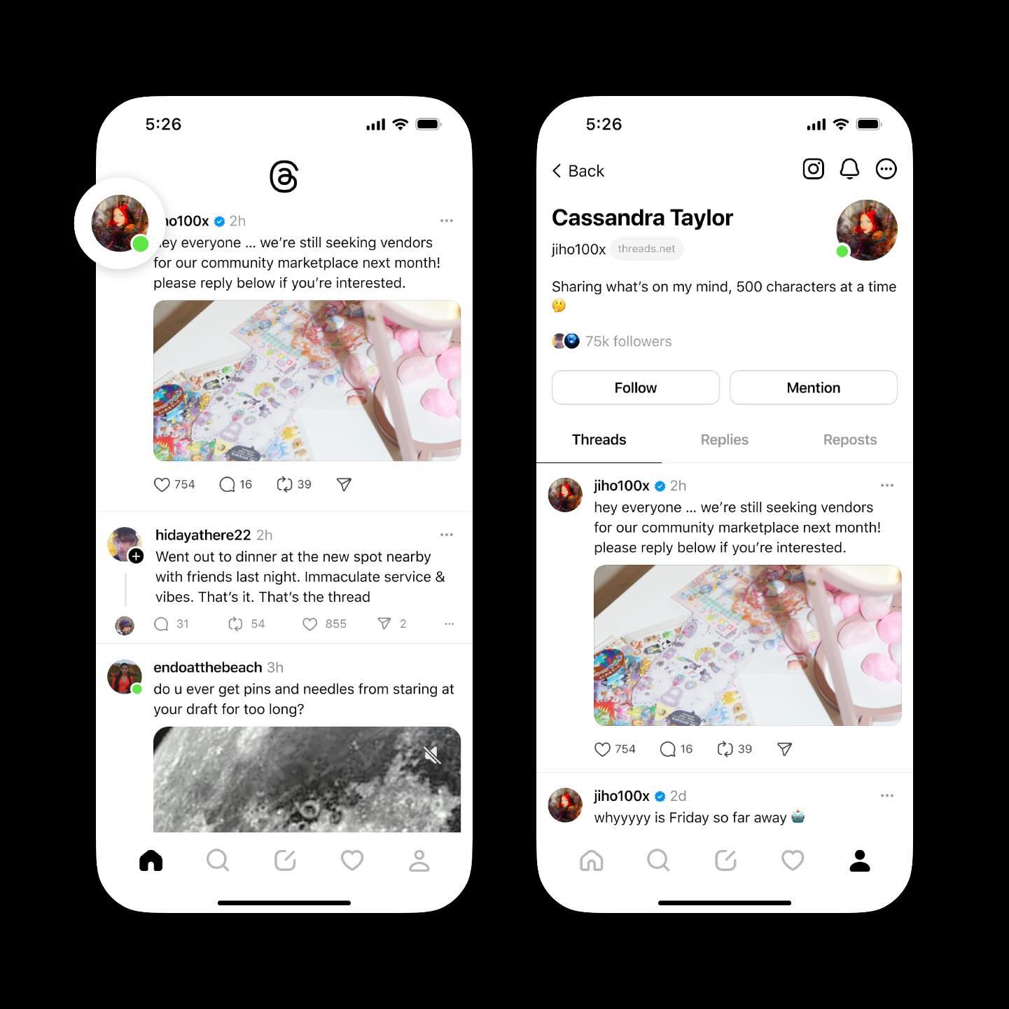 Threads will now show others when you're online on the platform