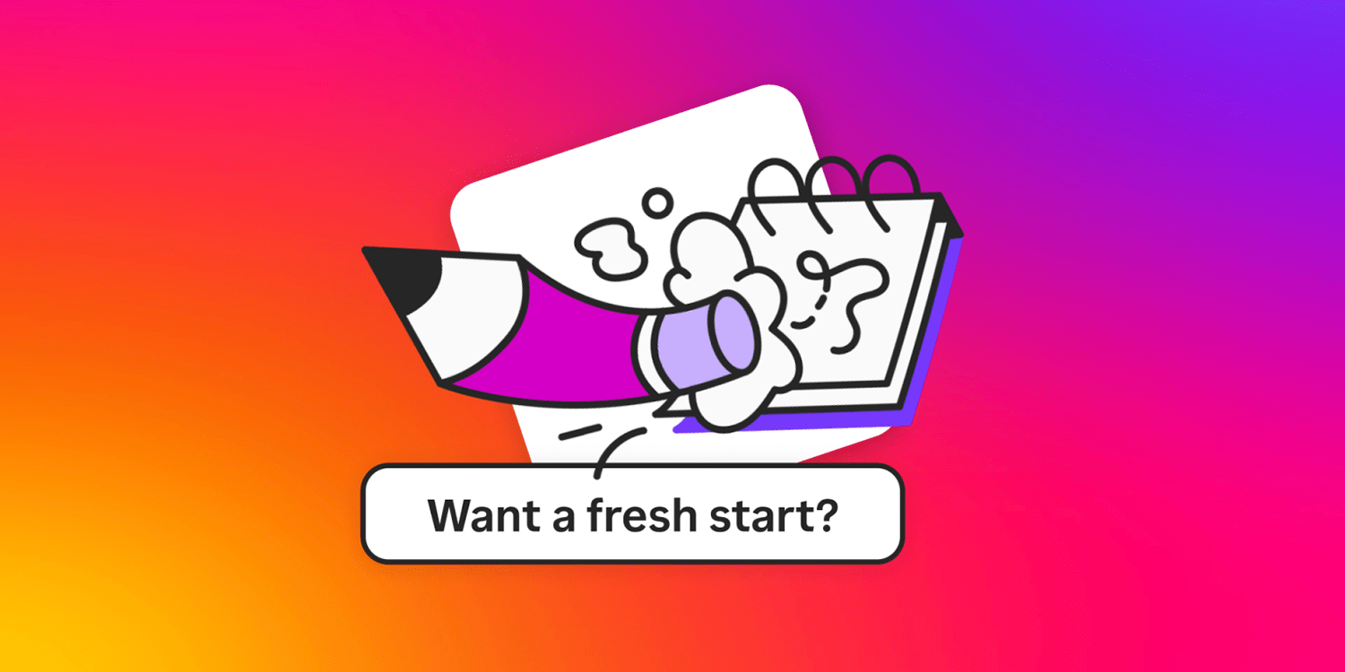 Are your Instagram recommendations a mess? You can now start from scratch | Fresh start promo graphic