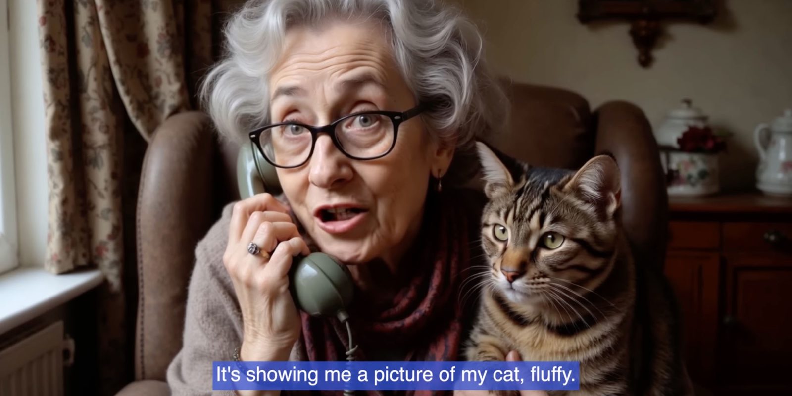 UK carrier O2 creates AI grandmother Daisy (shown) for scambaiting