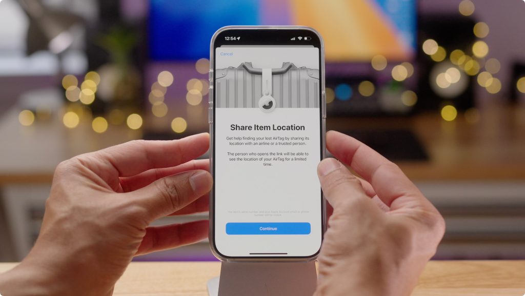 Share Item Location iOS 18.2 beta 2