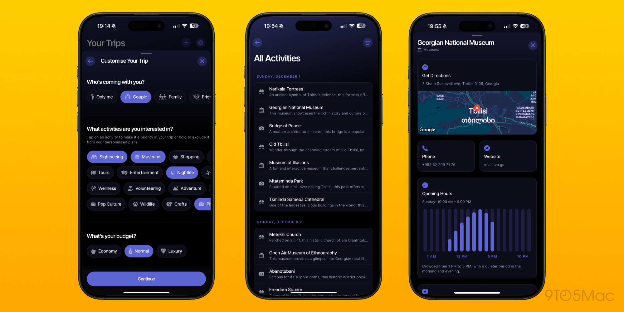 MagicMiles is an app that helps you create travel itineraries using AI