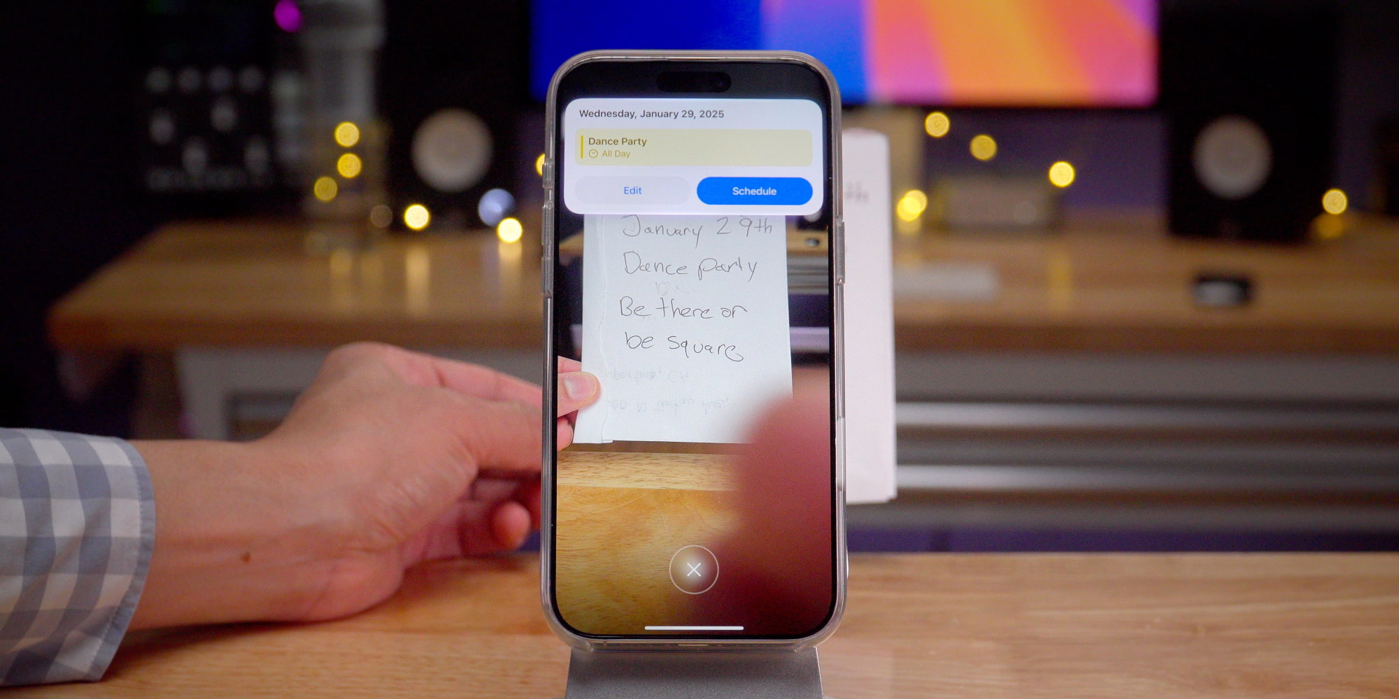 iOS 18.3 Calendar Visual Intelligence