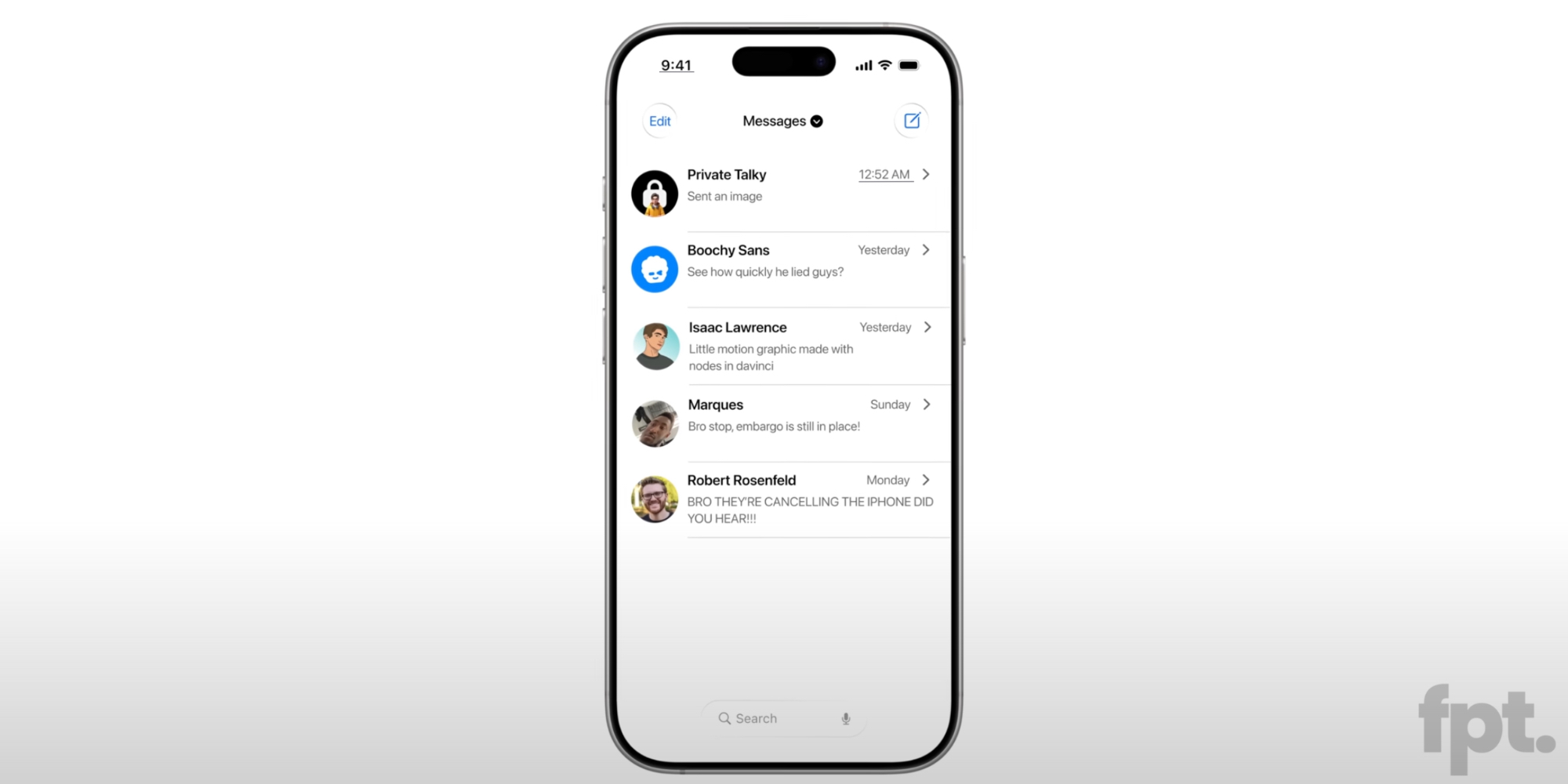 Messages iOS 19 Front Page Tech