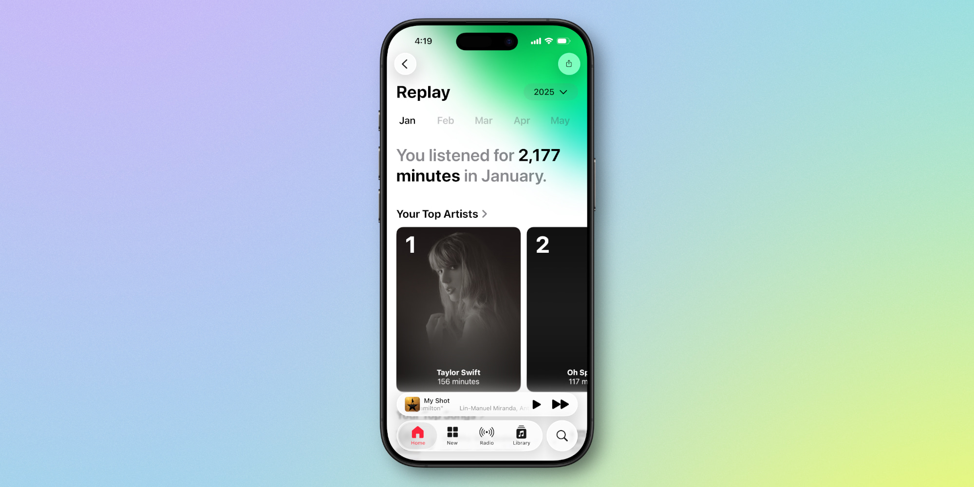 Apple Music Replay iOS 26