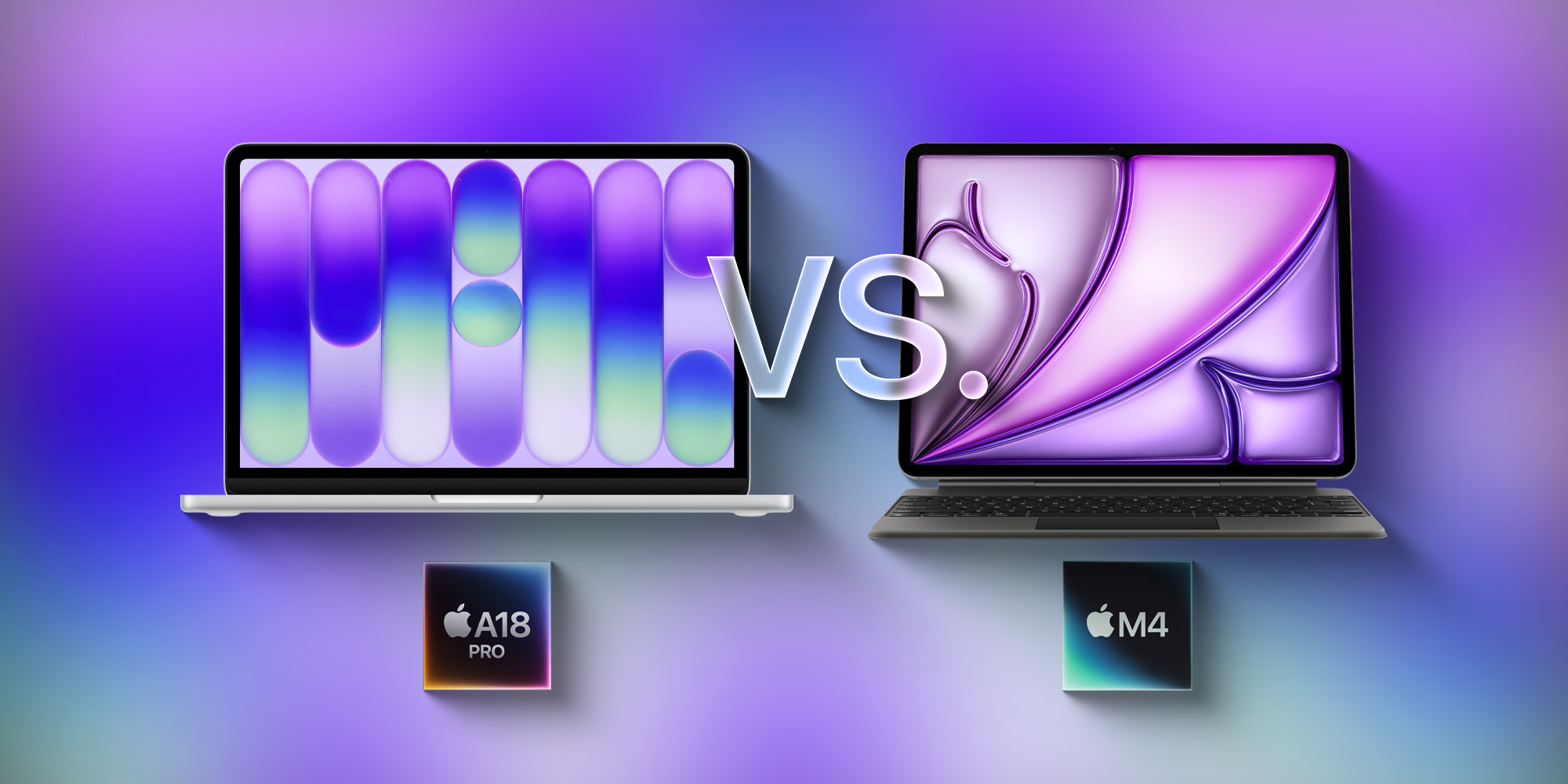 The MacBook Neo may cannibalize more iPads than MacBook Airs | The image shows the Neo next to the 13-inch iPad Air with Magic Keyboard
