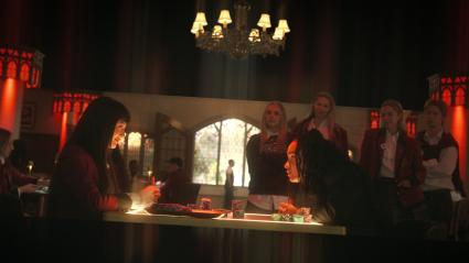 Miku Martineau as Yumeko and Eve Edwards as Mary in Bet.