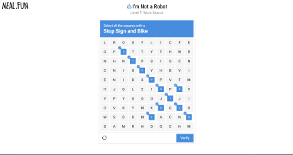 I Am Not A Robot crossword puzzle.