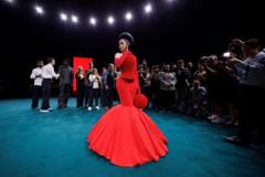Cardi B attends the Robert Wun Haute Couture Fall/Winter 2026/2027 show as part of Paris Fashion Week on July 08, 2026 in Paris, France.