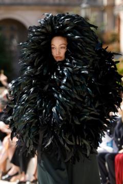 Gigi Hadid walks the runway during the Balenciaga Haute Couture Fall/Winter 2026/2027 show as part of Paris Fashion Week on July 8, 2026 in Paris, France. 