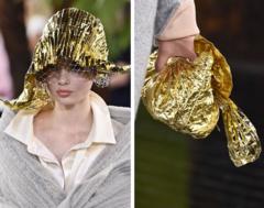 A model walks the runway during the Christian Dior Haute Couture Fall/Winter 2026-2027 fashion show as part of Paris Fashion Week on July 06, 2025 in Paris, France. 