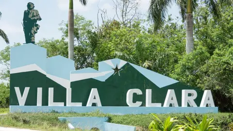 Getty Images Sign for Santa Clara province. 