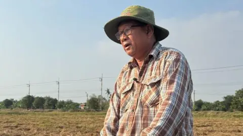 BBC Piansomboon has decided to halt farming for now due to rising costs of fertilisers