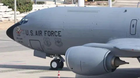 EPA A file photo of a US Air Force Boeing KC-135 Stratotanker aerial refuelling tanker