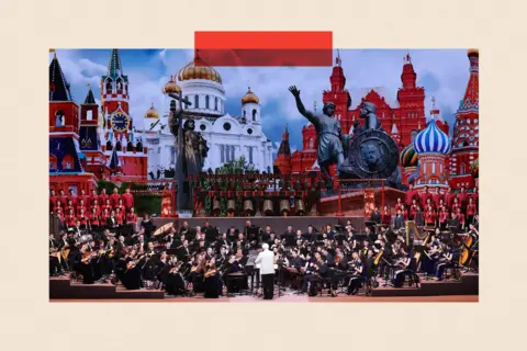 China News Service/VCG via Getty Images A special concert marking the opening of the China-Russia Years of Culture 